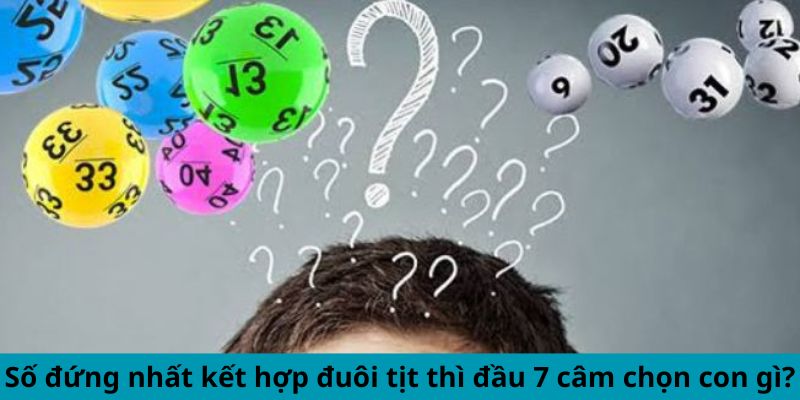 Số đứng nhất kết hợp đuôi tịt thì đầu 7 câm chọn con gì?